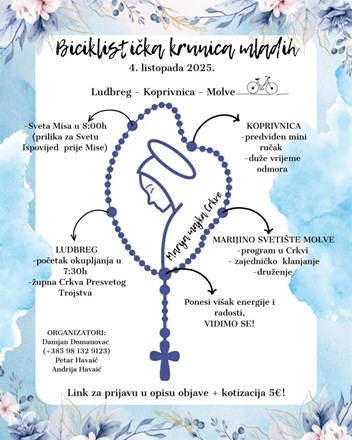 Druga biciklistička krunica mladih Varaždinske biskupije